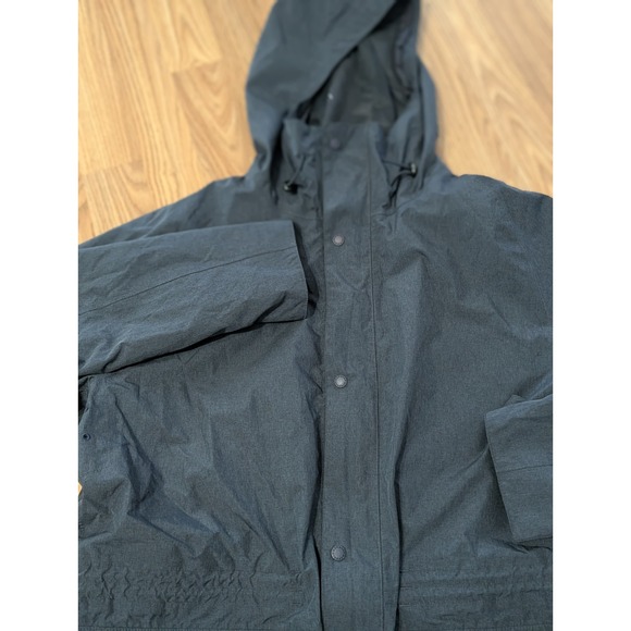 Barbour Rivington Mens Rain Jacket Blue Medium Hooded Waterproof Breathable - Picture 5 of 16